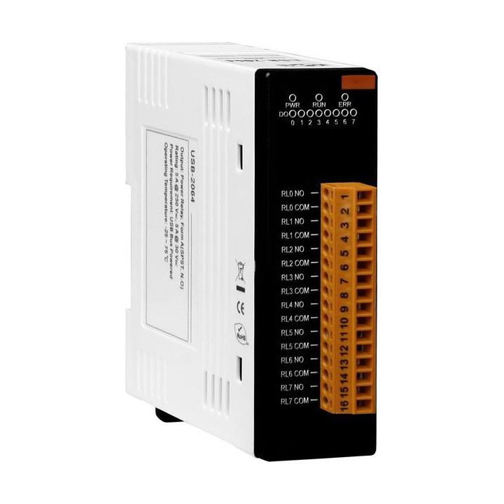 Moxa USB I/O MODULE, 8xRO POWER