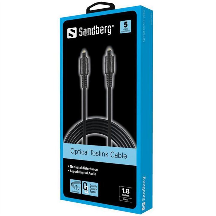 Optical Toslink-Toslink,  1.8m