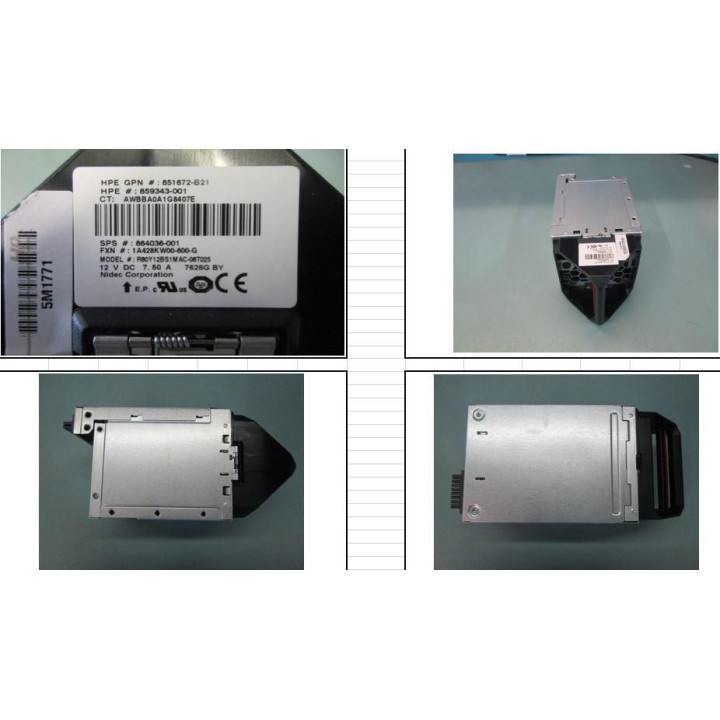 Hewlett Packard Enterprise Rear Fan module 80mm