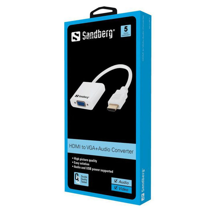 HDMI to VGA+Audio Converter