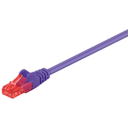 MicroConnect U/UTP CAT6 1M Purple PVC