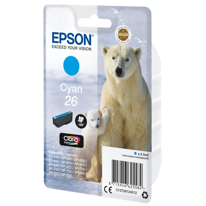 Epson 26 ink cartridge cyan
