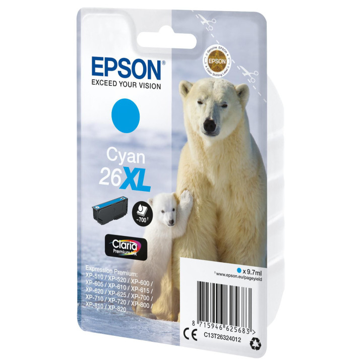 Epson 26XL ink cartridge cy