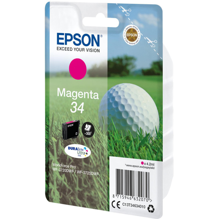 Epson 34 Ink Magenta 4,2ml Blister