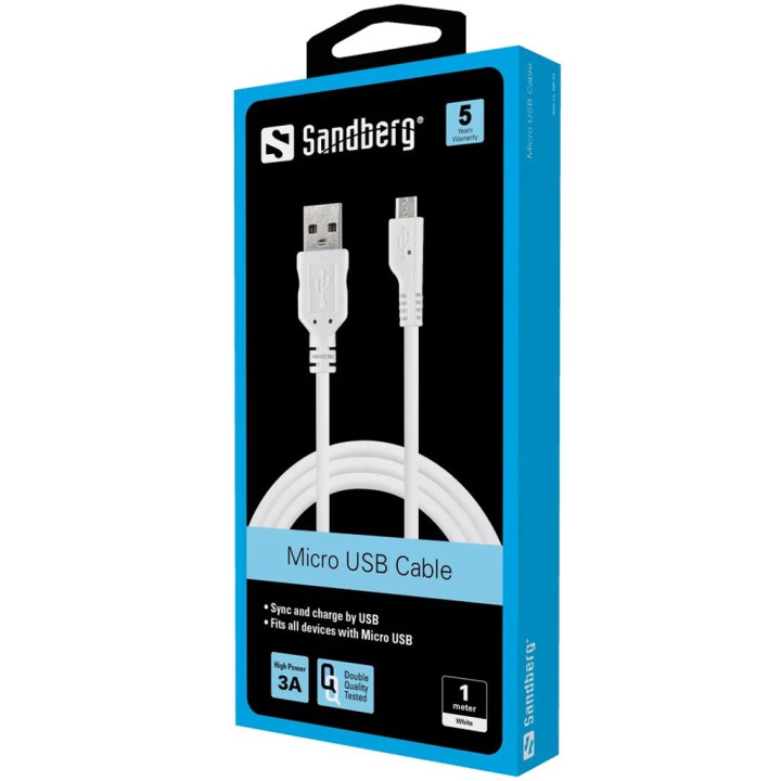 Sandberg Micro USB Sync & Charge Cable