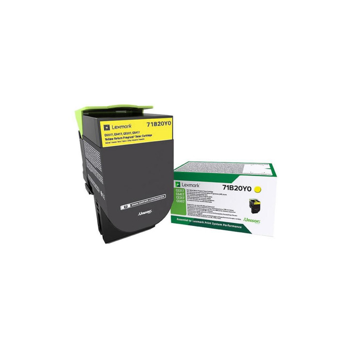 Lexmark Toner Yellow Return Program