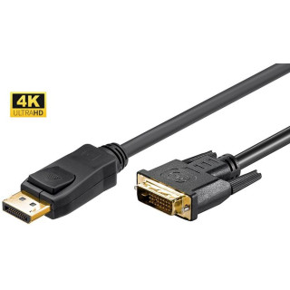 DisplayPort to DVI-D Cable 1m