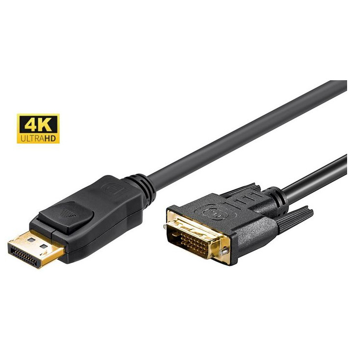 DisplayPort to DVI-D Cable 2m