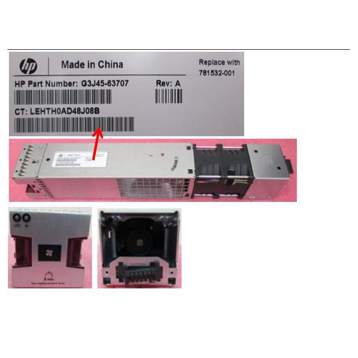 Hewlett Packard Enterprise 3Par StoreVirtual 3200 Fan