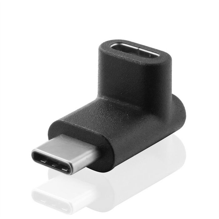 USB-C to C Adapter angled 90°