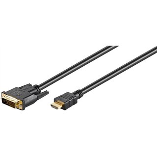 MicroConnect HDMI - DVI-D (24+1) Dual-Link Cable