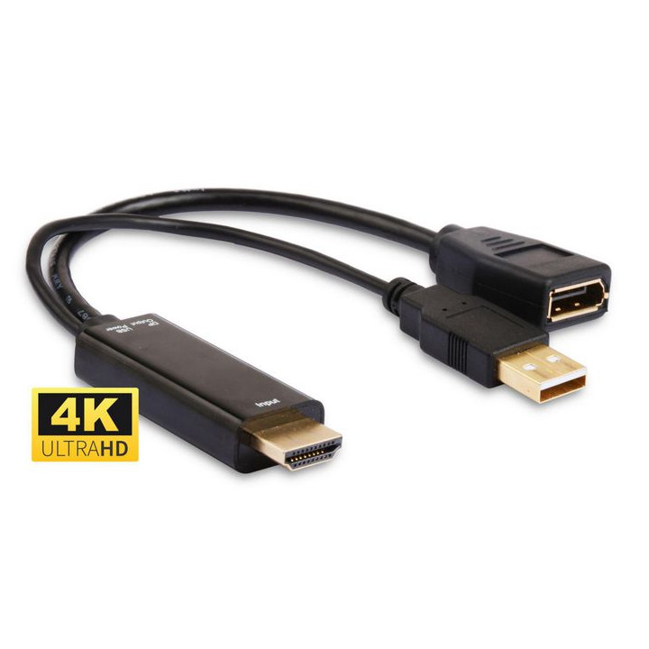 Adapter HDMI - Displayport M-F
