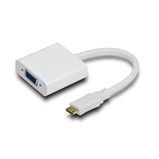 HDMI Mini 19C-VGA adapter M-F