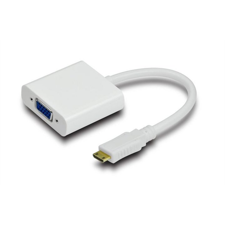 HDMI Mini 19C-VGA adapter M-F