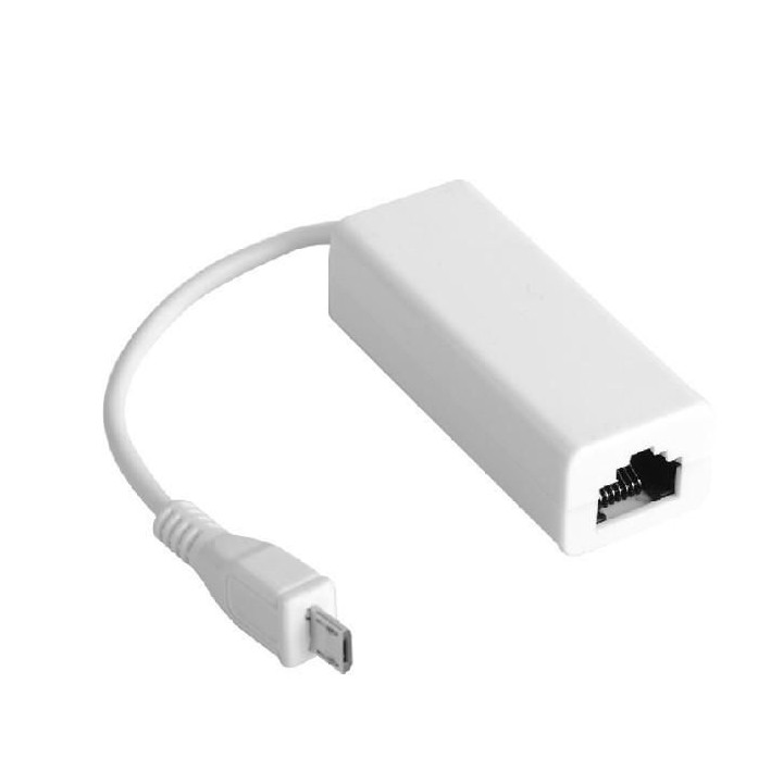 USB MICRO to Ethernet, White