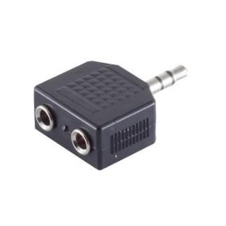 Adapter 3.5mm - 2x3.5mm M-F