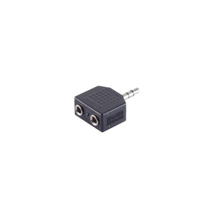 Adapter 3.5mm - 2x3.5mm M-F
