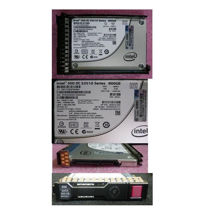 Hewlett Packard Enterprise DR SSD 800GB 6G 2.5 SATA VE