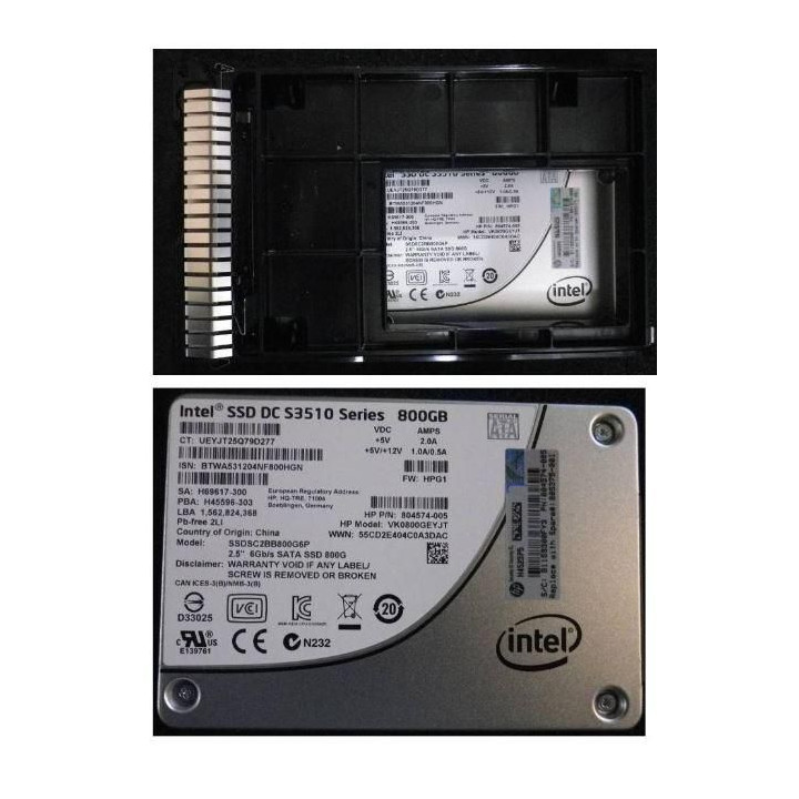 Hewlett Packard Enterprise 800GB LFF SATA SSD SCC RI PLP