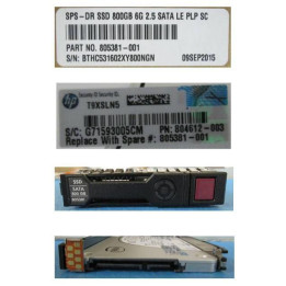 Hewlett Packard Enterprise 800GB Hot-Plug SSD Sata