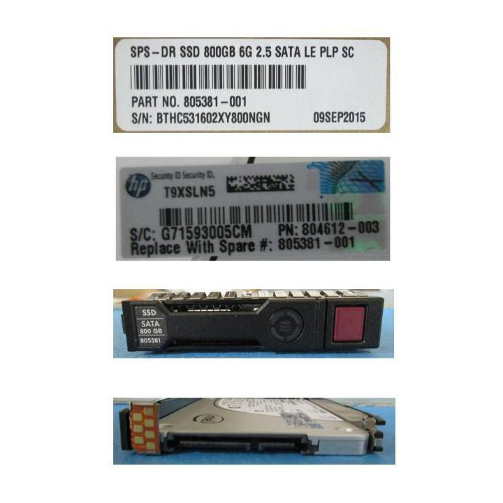 Hewlett Packard Enterprise 800GB Hot-Plug SSD Sata