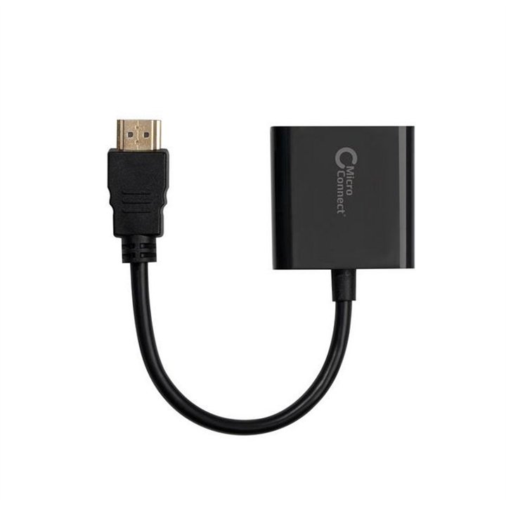 Adapter HDMI - VGA M/F, Black