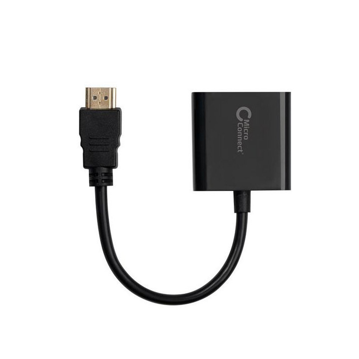 Adapter HDMI - VGA M/F, Black