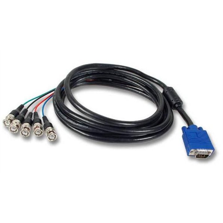 VGA-RGB HD15/5XBNC M/M 2M