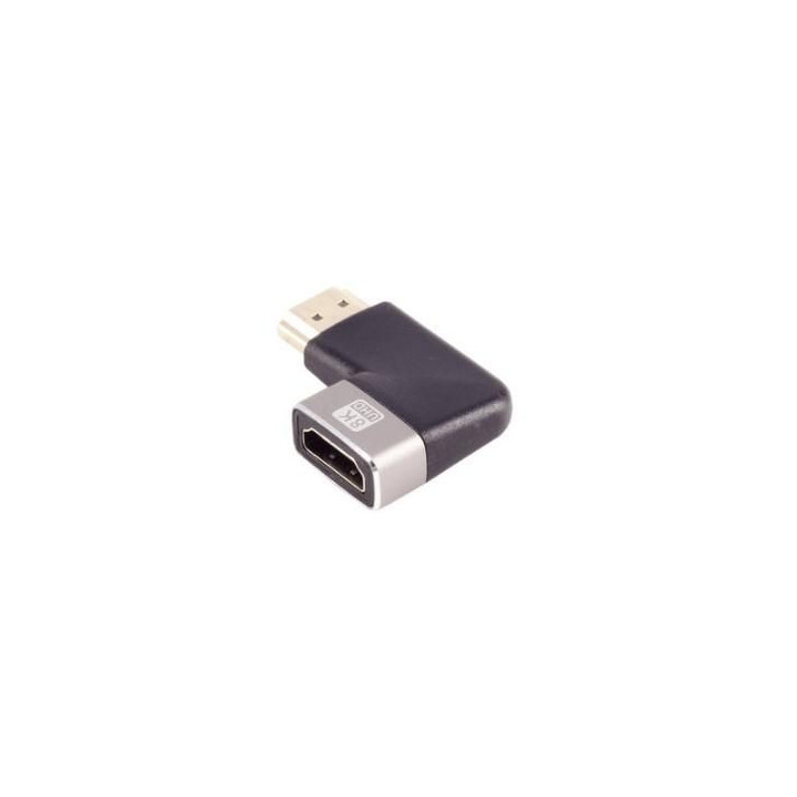 HDMI 8k 90° right angeled F-M