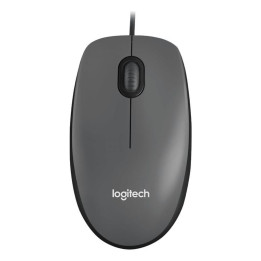 Logitech M90, Corded mouse, Black