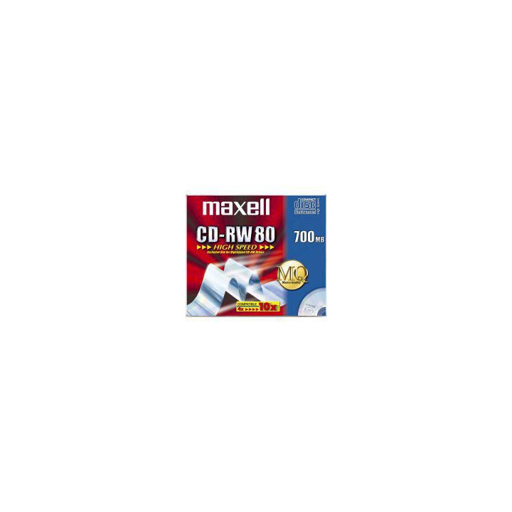 Maxell CD-RW 80 700MB 1-12X JC 10pac
