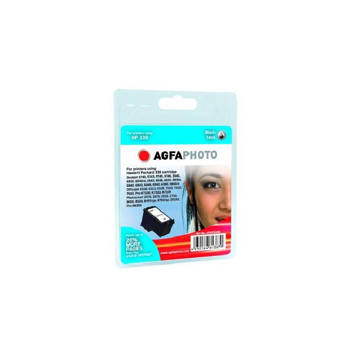 AgfaPhoto Ink Black, HP No. 339