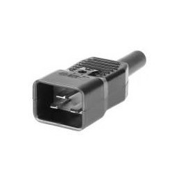 MicroConnect IEC Power Adaptor C20 Plug