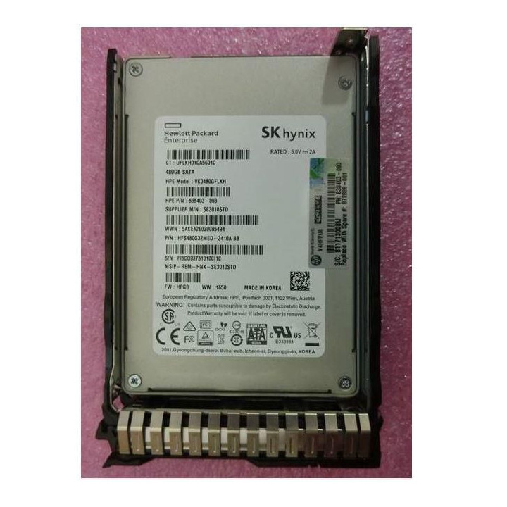 Hewlett Packard Enterprise 480GB 6G SATA SFF RI SC SSD