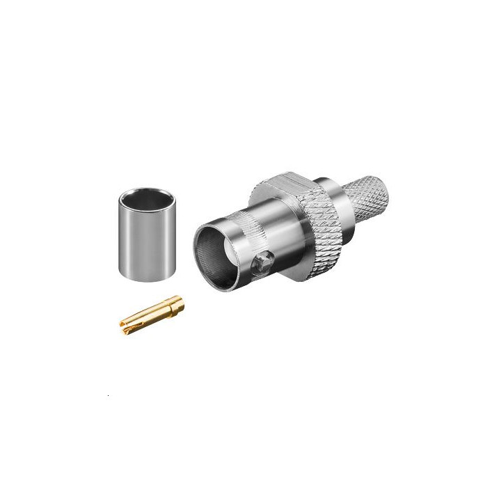 MicroConnect BNC crimp plug for RG59
