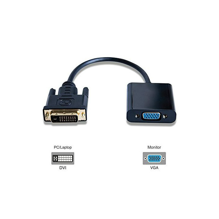 MicroConnect Adapter DVI-D to VGA adapter