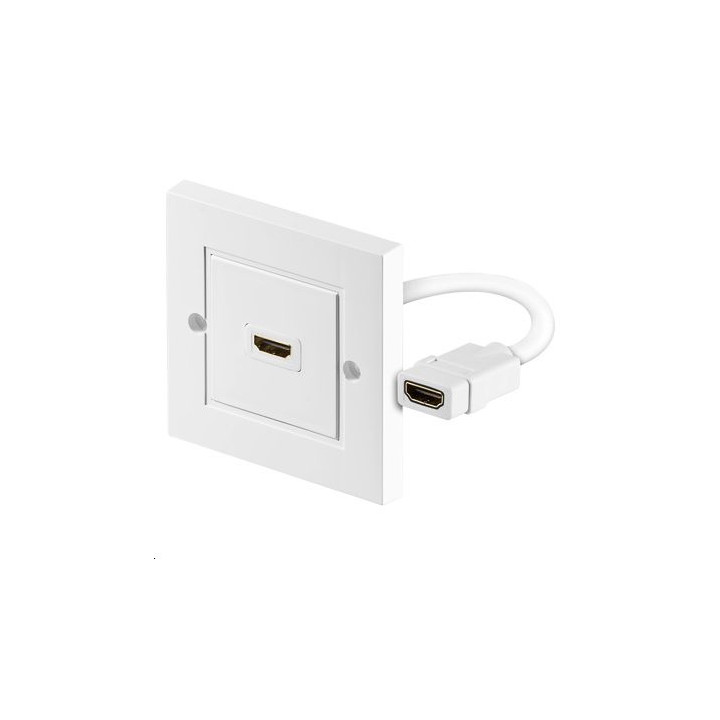 MicroConnect HDMI wall socket 1 port white