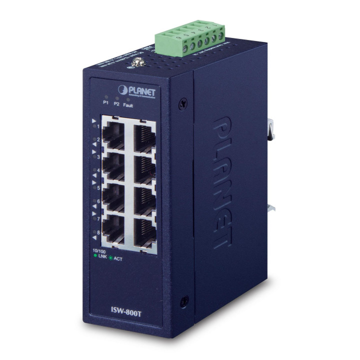 Planet IP30 Compact size 8-Port