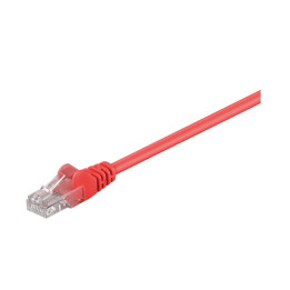 MicroConnect U/UTP CAT5e 1M Red PVC
