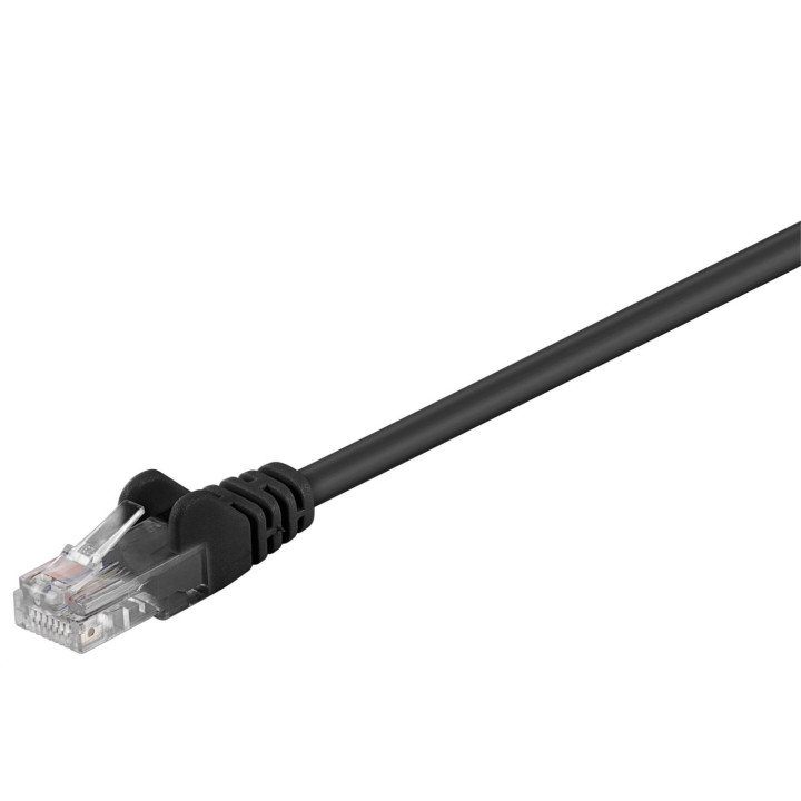 MicroConnect U/UTP CAT5e 5M Black PVC