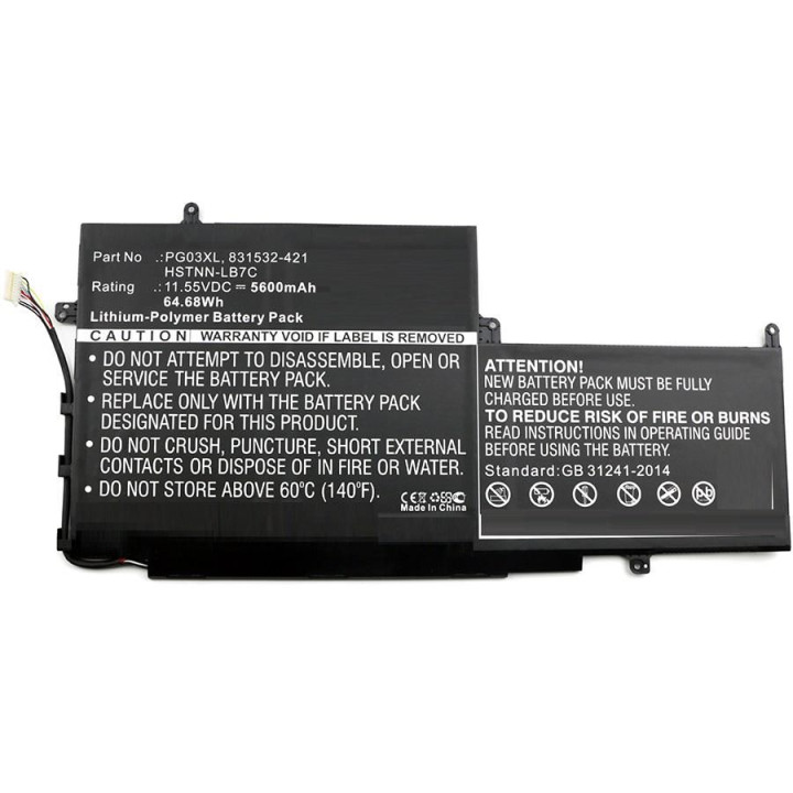CoreParts Laptop Battery for HP 64.68Wh