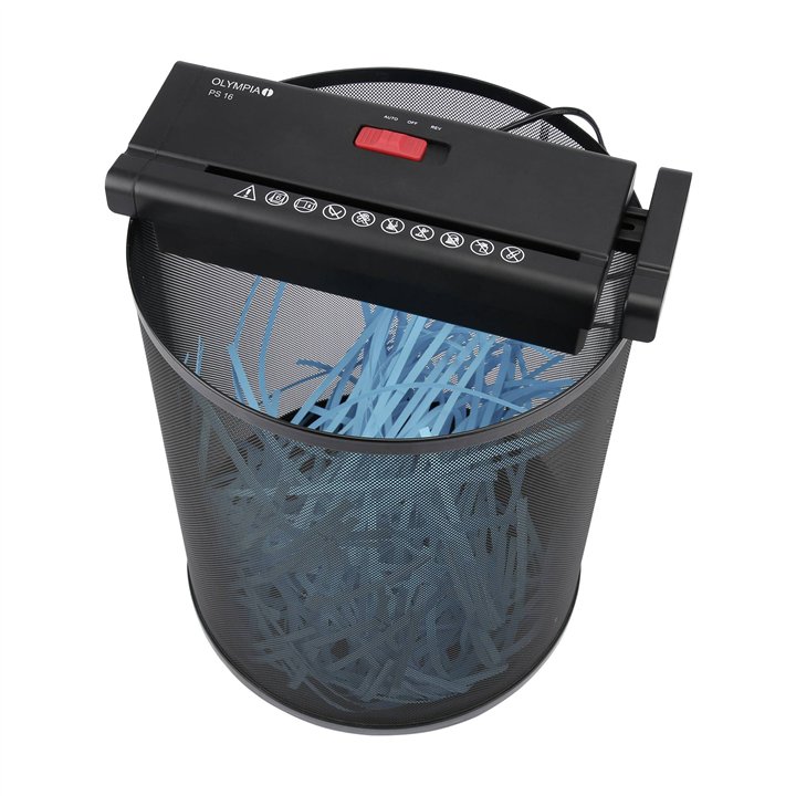 Olympia PS 16 Paper shredder black