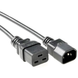 MicroConnect Power Cord C19-C14 1m Black