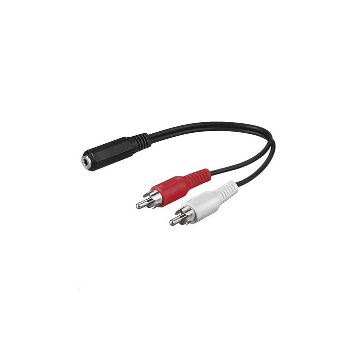 MicroConnect Audio Adapter Cable, 0,2 meter