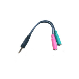 MicroConnect Adapter 3.5mm - 2x3.5mm M-F