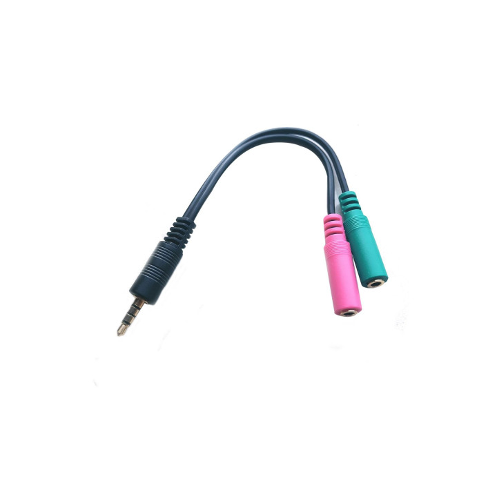 MicroConnect Adapter 3.5mm - 2x3.5mm M-F