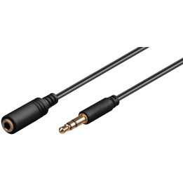 MicroConnect Headphone & AUX Cable, 0.5m