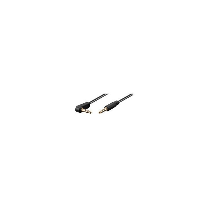 MicroConnect 3.5mm Minijack Cable 1m 90°