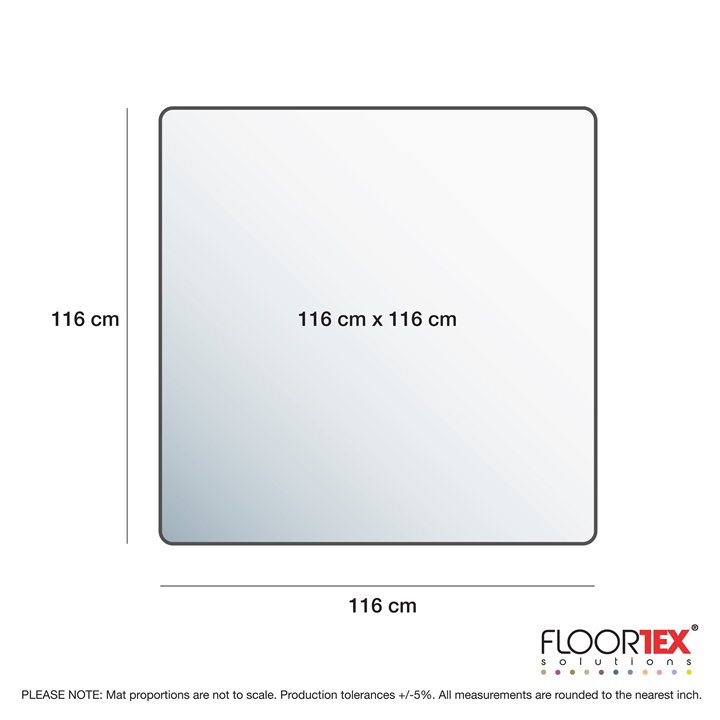 Ultimat chair mat PC 116x116 cm carpet