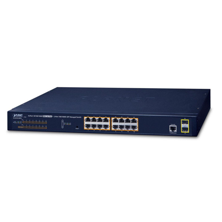 Planet IPv6/IPv4, 16-Port Managed